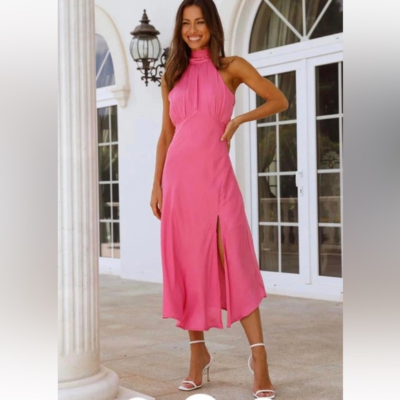 HELLO MOLLY Strike A Pose Dress Pink main image 0